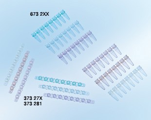 TAMPA P/ MICROTUBOS PCR EM TIRAS 8X200UL PLANA, PCT C/ 125X8TIRAS/TUBOS - Ref. 373250 / GREINER
